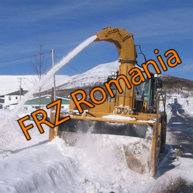 Freza de zapada pentru buldoexcavator sau turbina de zapada Case 590ST